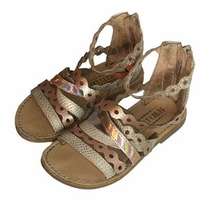 Seychelles Little Girl's Gladiator Sandal 7